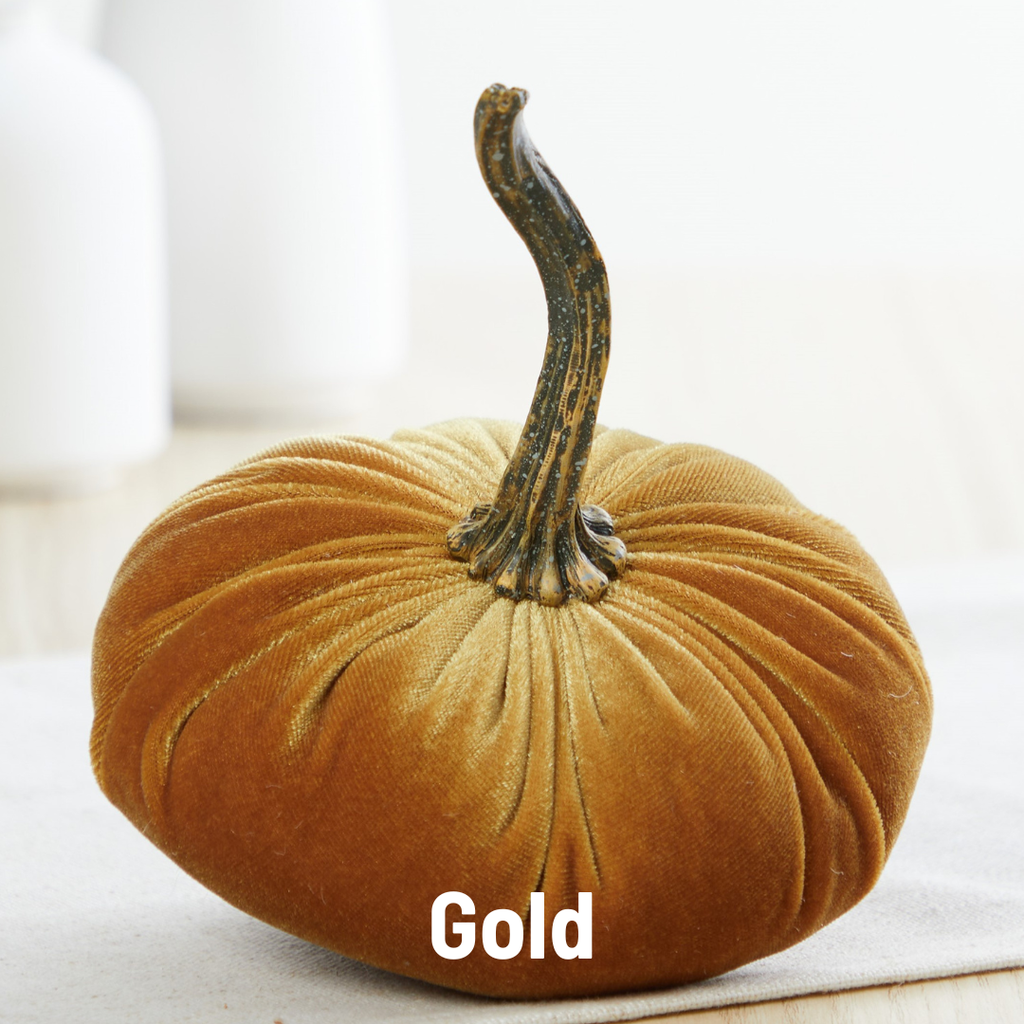 Pumpkin Small Velvet, Valentine's mantel, Autumn table, Gift