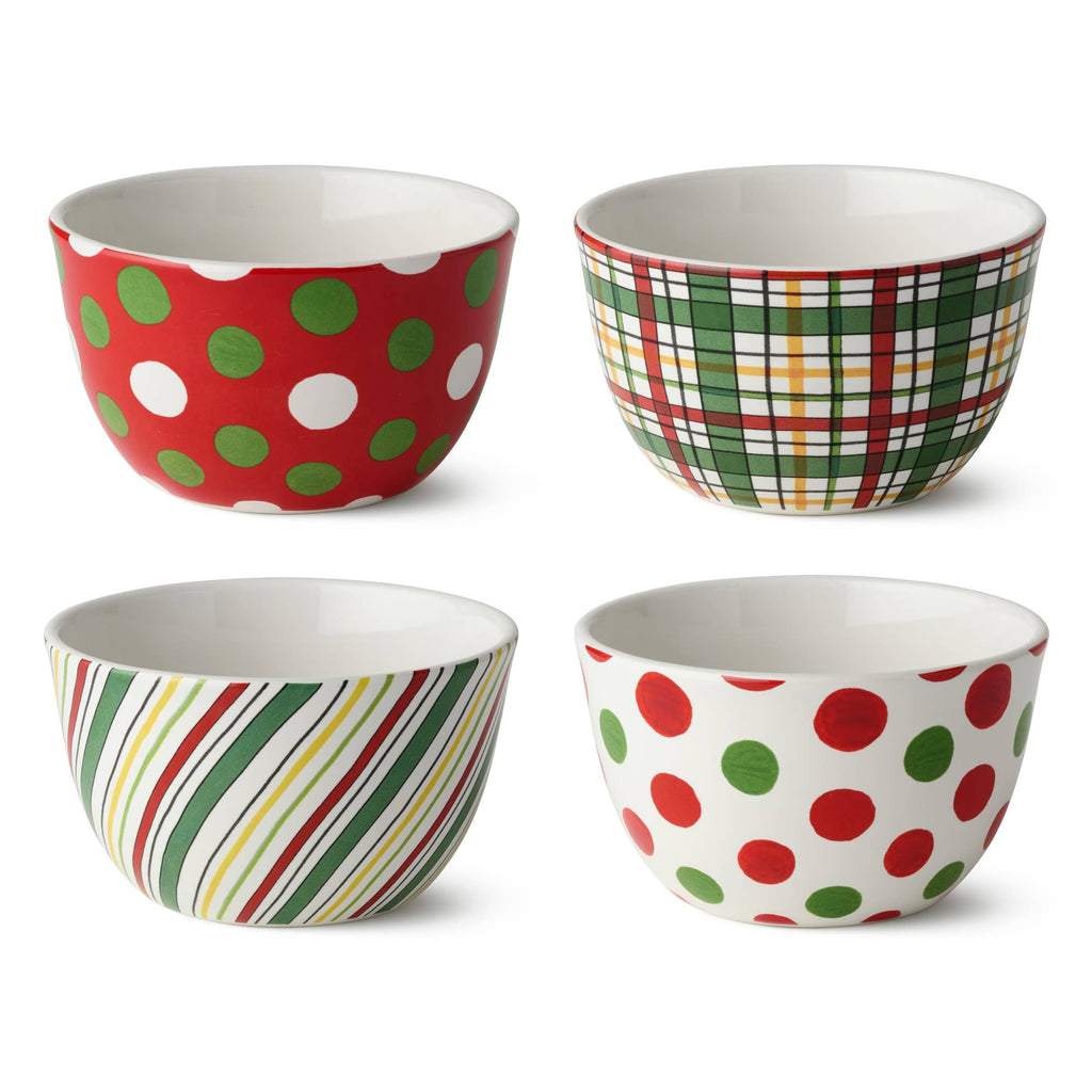Santa Delight Ice Cream Bowl 5.25" x 3" asst.
