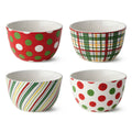 Santa Delight Ice Cream Bowl 5.25" x 3" asst.