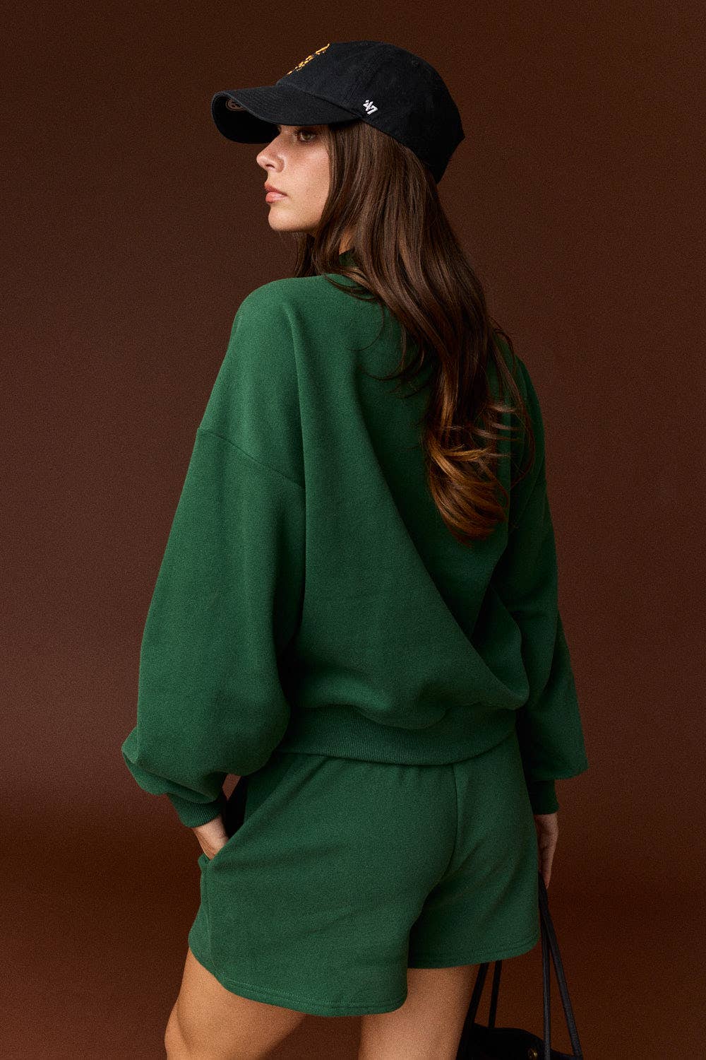 PX19352 - Mock Neckline Oversized Lounge Set (3-2-1)