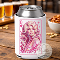 Queen Dolly Koozie Western Cowgirl Dolly Can Cooler