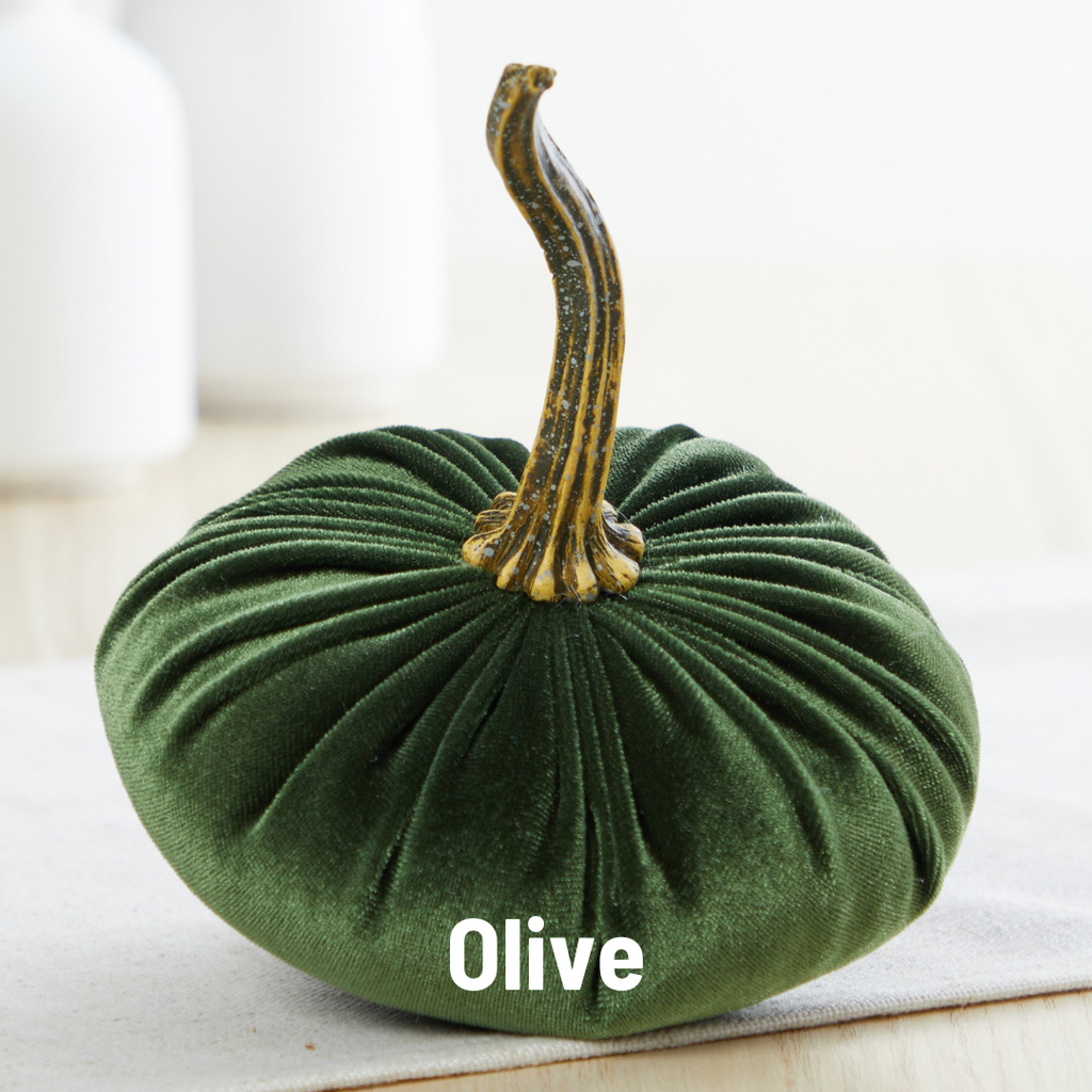 Pumpkin Small Velvet, Valentine's mantel, Autumn table, Gift