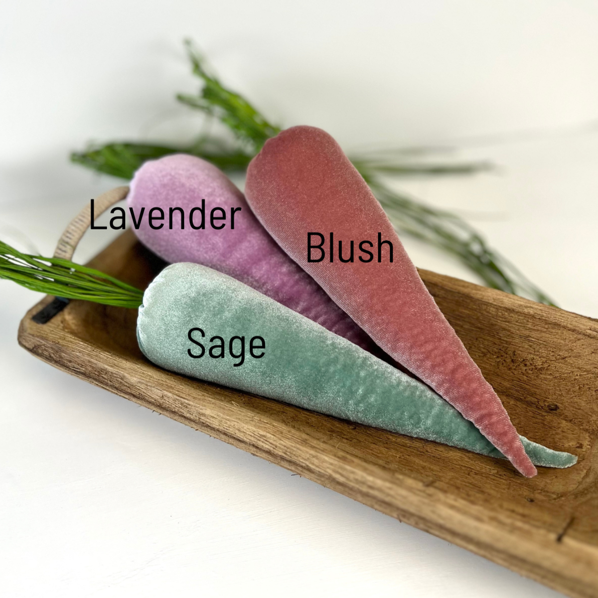 Velvet Carrots, Harvest Lush Colors, Unique Wall Hanging