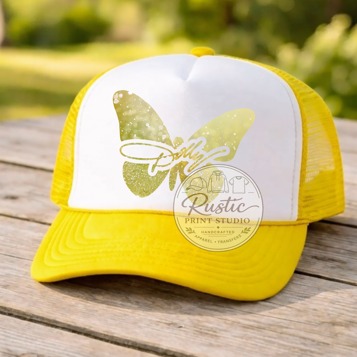 Dolly Parton Trucker Hat Unisex Cap Butterfly Dolly