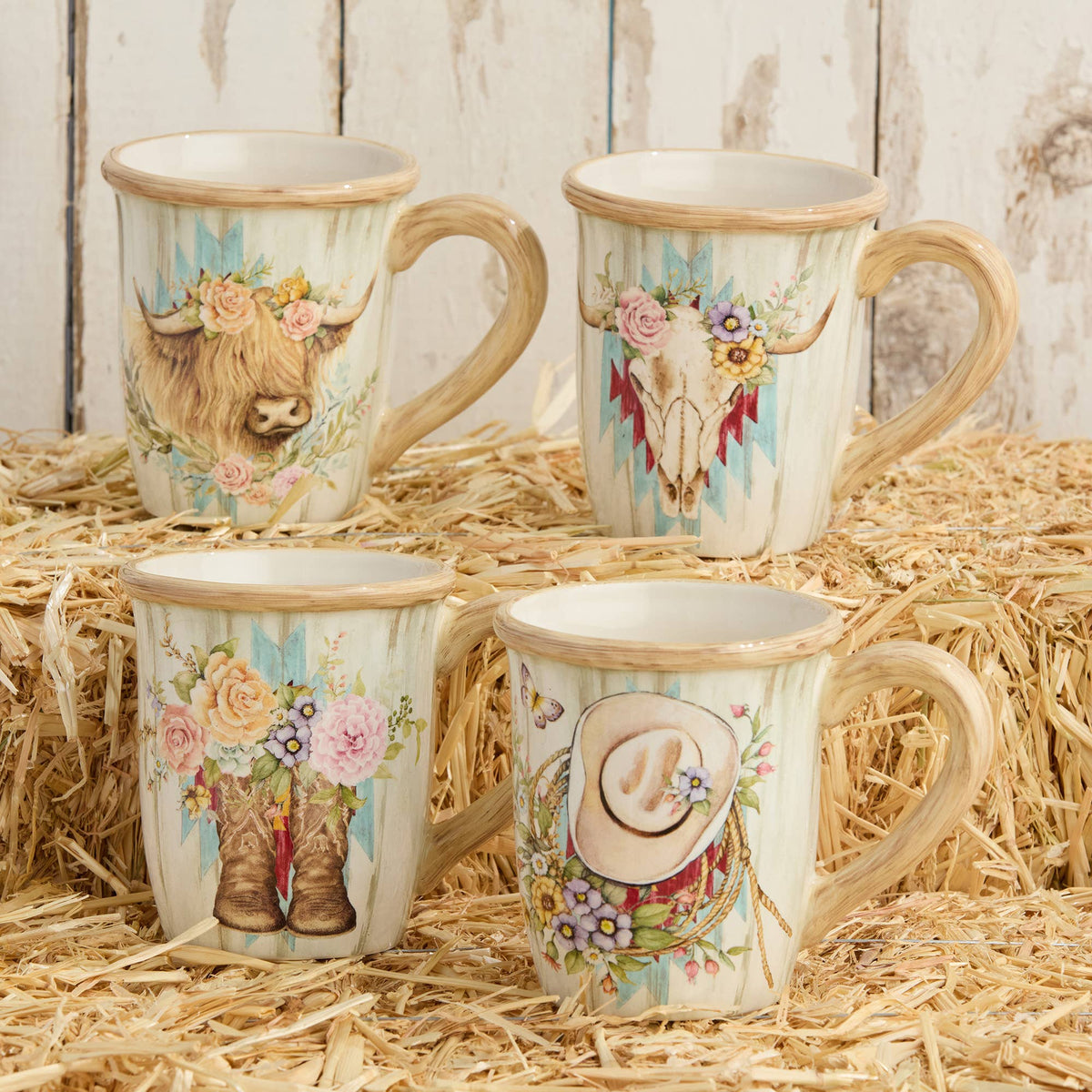Rosewood Ranch Mug 14 oz. 4 asst. 14 oz