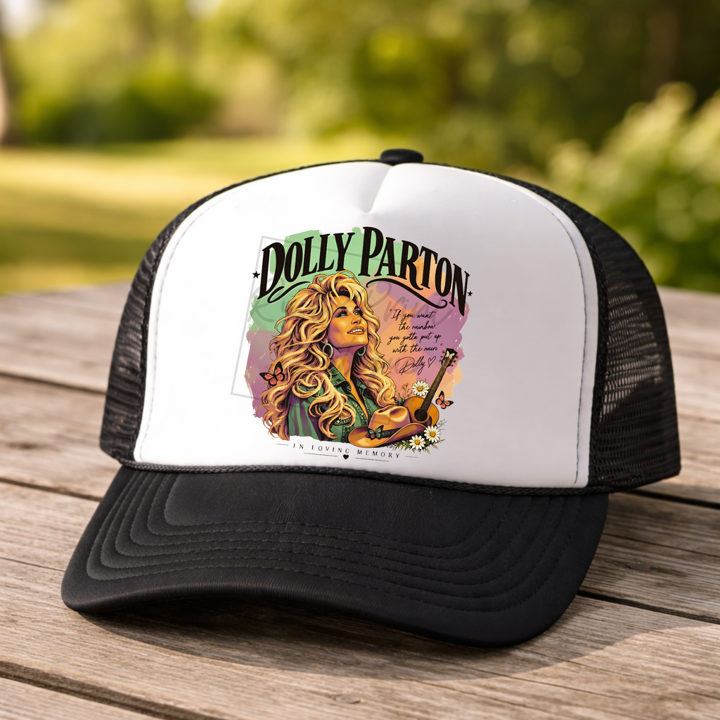 RIP Dolly Parton Trucker Hat Dolly Unisex Snapback