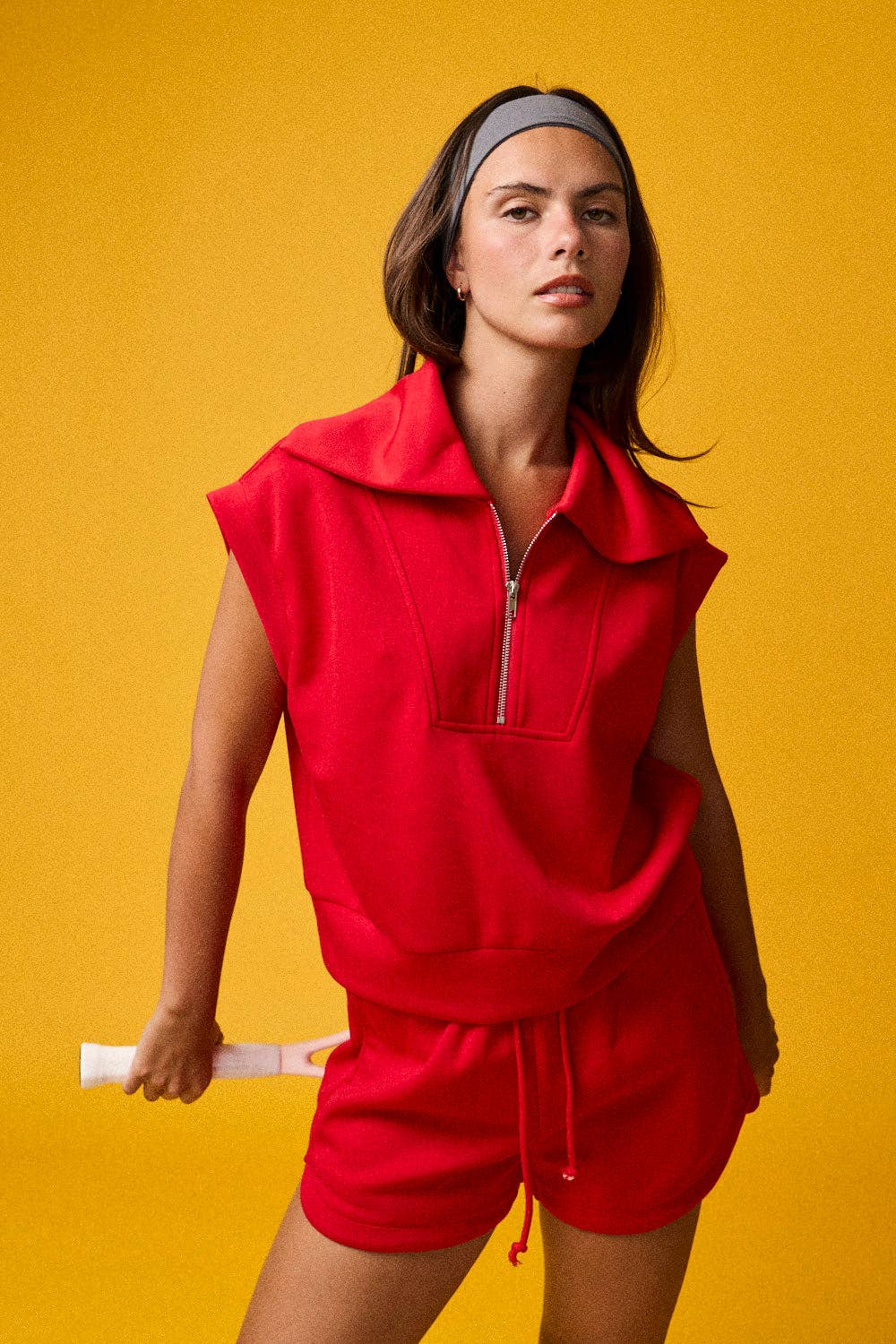 PT17846 - Blake Half Zip Top and Shorts Set