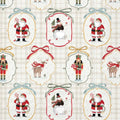 Paper Lunch Napkins 20 Ct Frosty Cameos Green Christmas