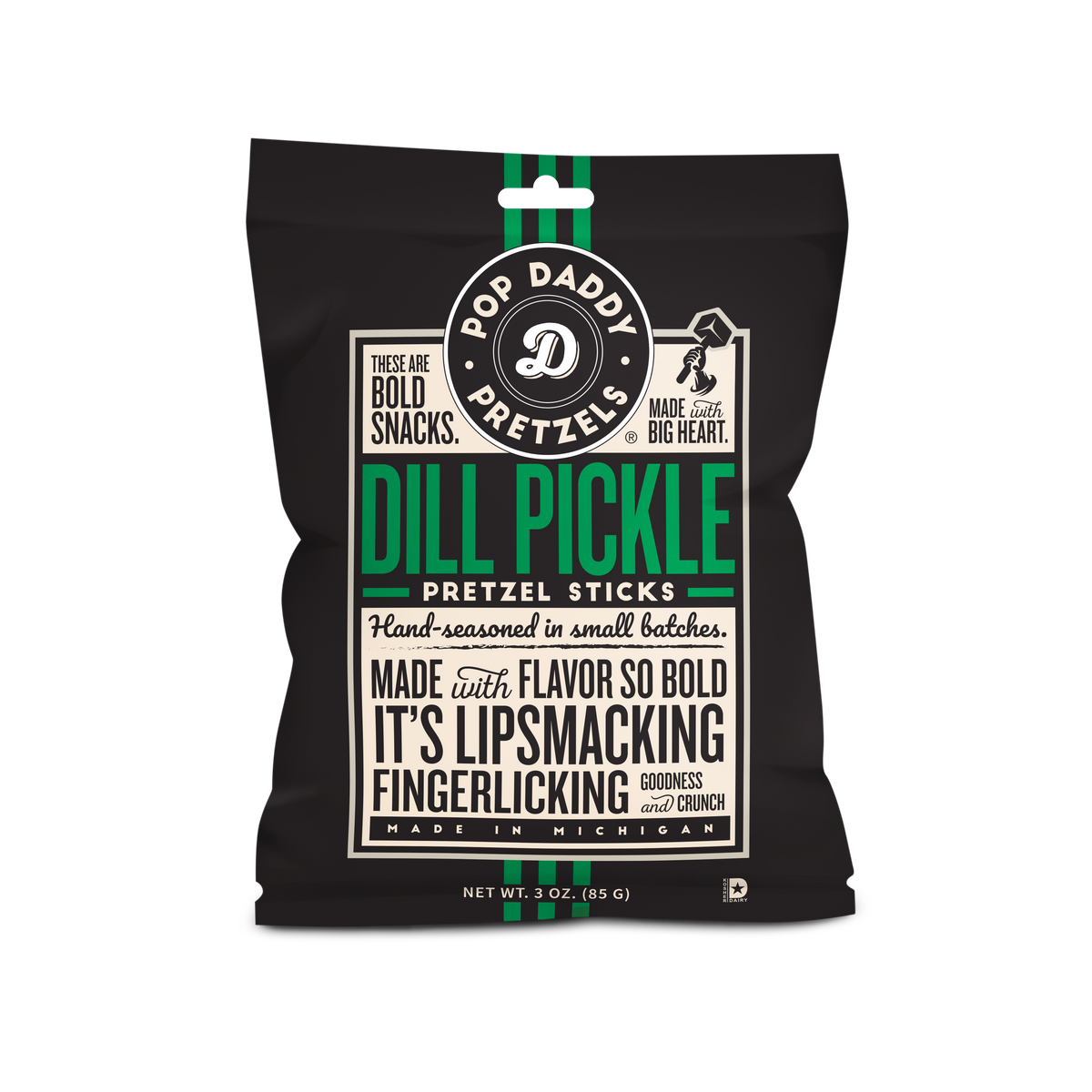 Seasoned Pretzels - 3oz - Dill Pickle (EXP 12/7/26)