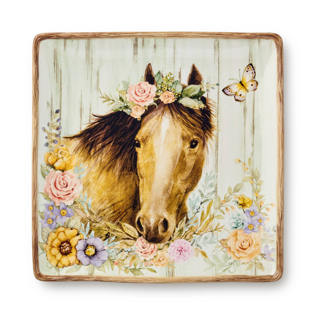 Rosewood Ranch Square Platter 12.5"