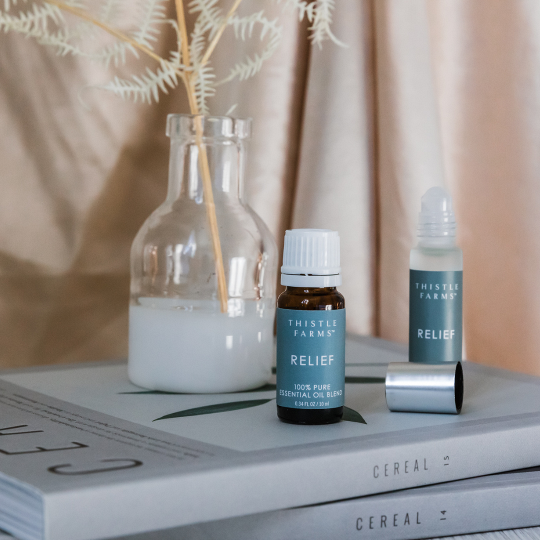 Relief Essential Oil Roll On | Peppermint Rosemary