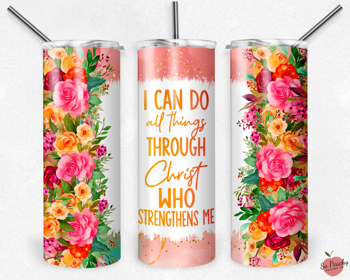 Religious Tumbler, Christian Tumbler, Religion Tumbler