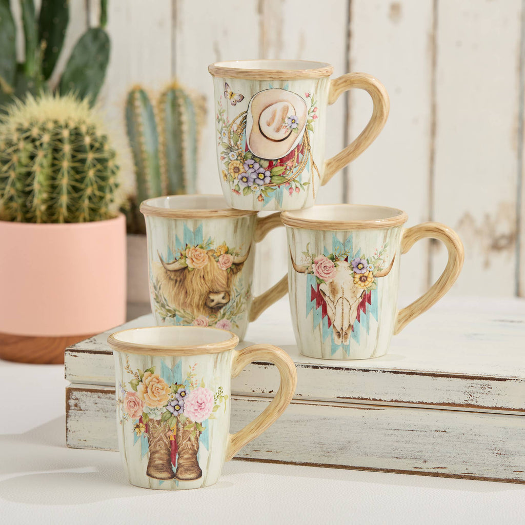 Rosewood Ranch Mug 14 oz. 4 asst. 14 oz