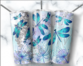 Dragonfly Tumbler, Garden Tumbler, Cute Tumbler, Spring