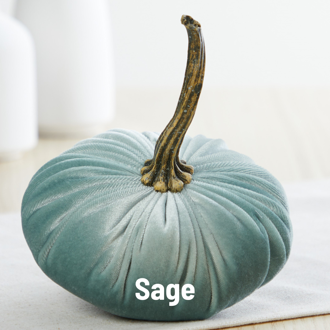 Pumpkin Small Velvet, Valentine's mantel, Autumn table, Gift