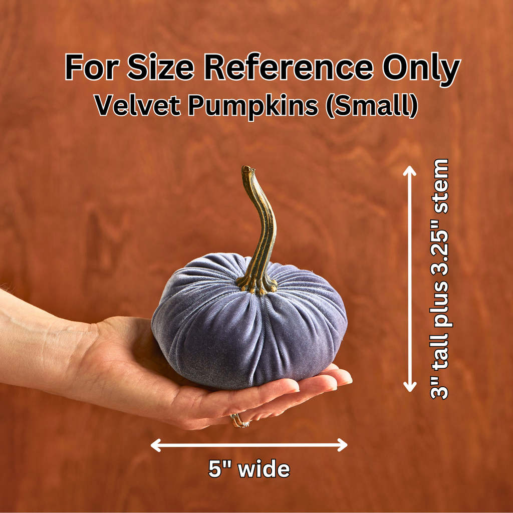 Pumpkin Small Velvet, Valentine's mantel, Autumn table, Gift