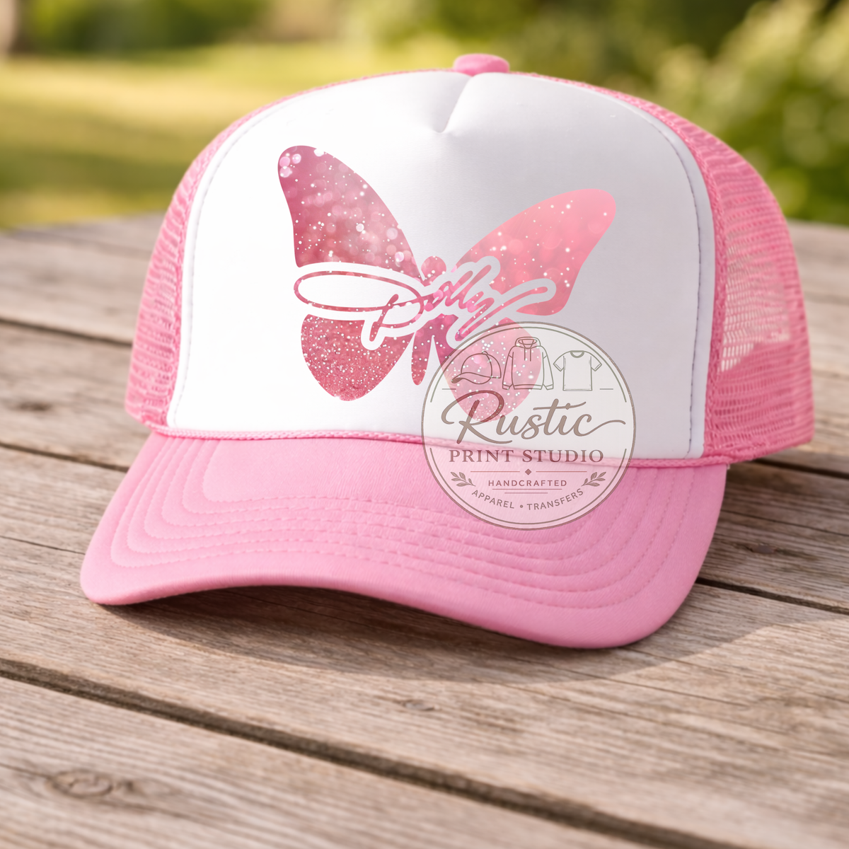 Dolly Parton Trucker Hat Unisex Cap Butterfly Dolly