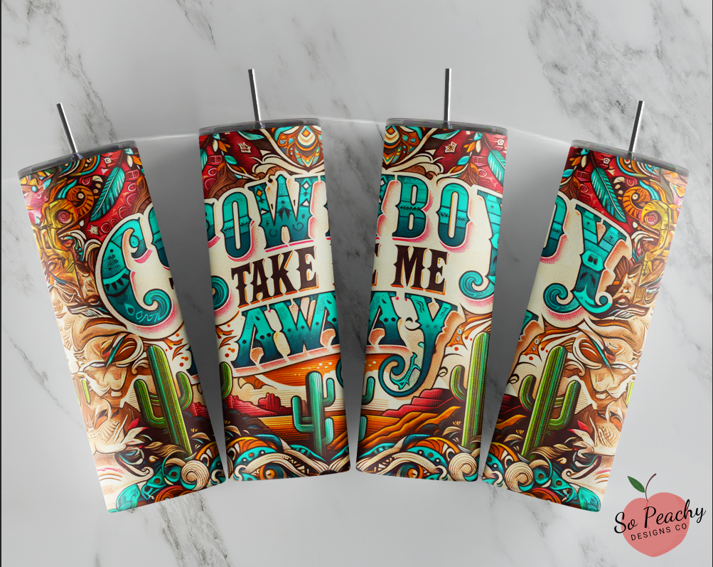 Western Tumbler, Cowgirl Tumbler, Country Cup