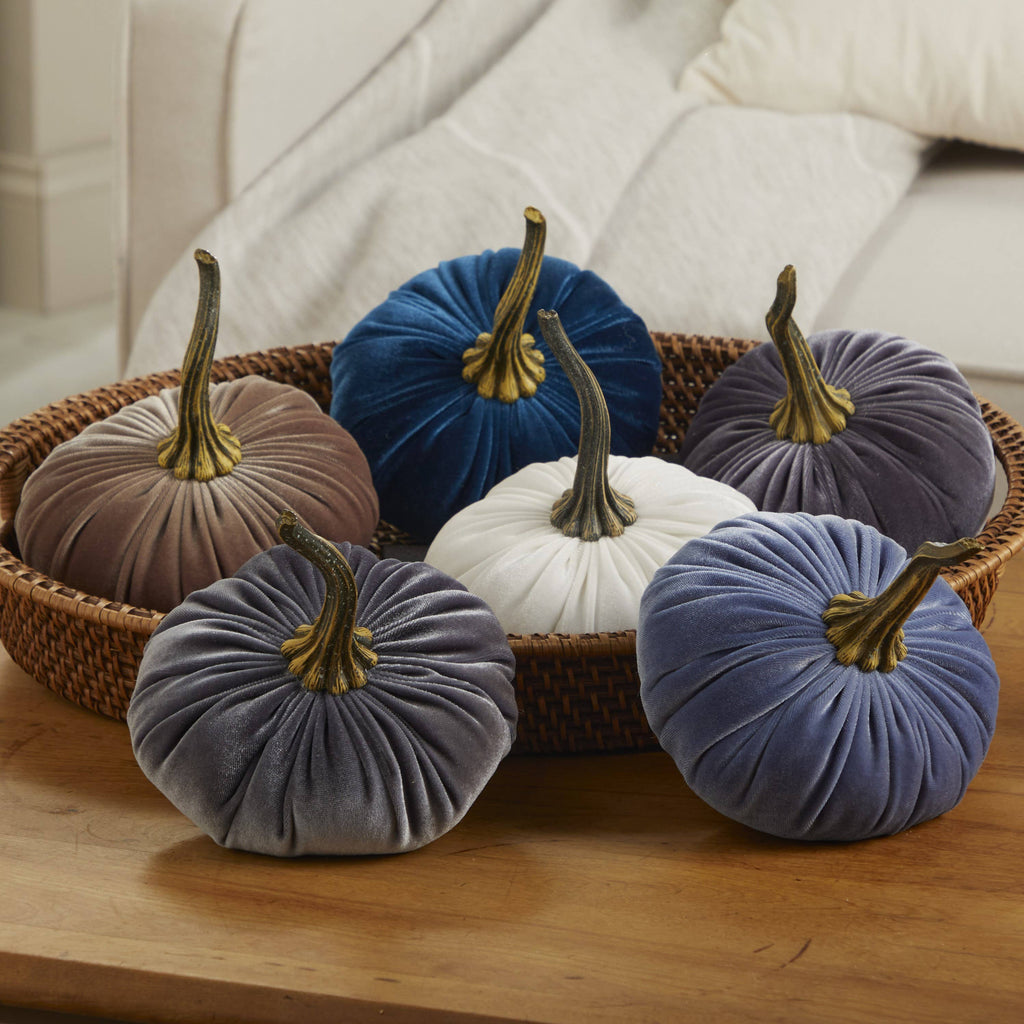 Pumpkin Large Velvet, Fall Mantel Decor, Halloween Table