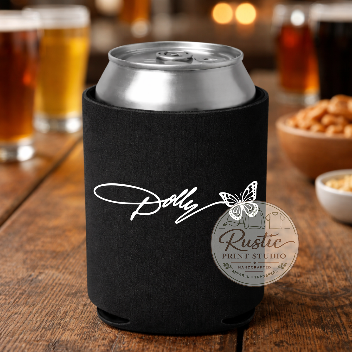 Dolly Butterfly Koozie Dolly Parton Can Cooler