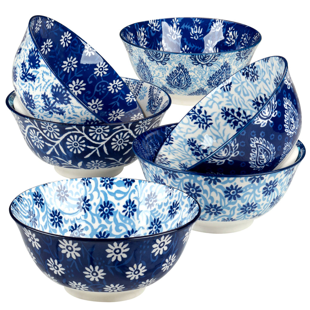 Carnival Blue All Purpose Bowl 6.25in 6 asst
