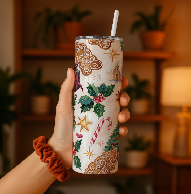 Christmas Tumbler, Cute Christmas Tumbler, Christmas Cup