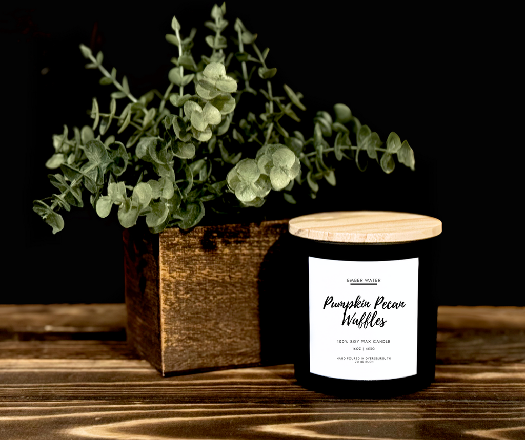 Pumpkin Pecan Waffle 16 oz 100% Soy Candle