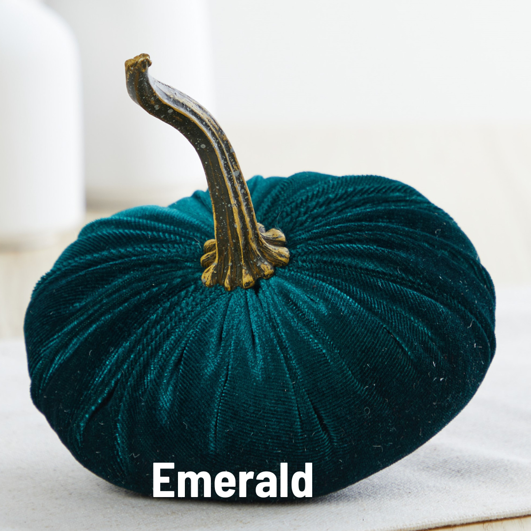 Pumpkin Small Velvet, Valentine's mantel, Autumn table, Gift