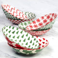 Winter Medley Christmas Dinner Bowl 9.25x2.25 (6) asst.