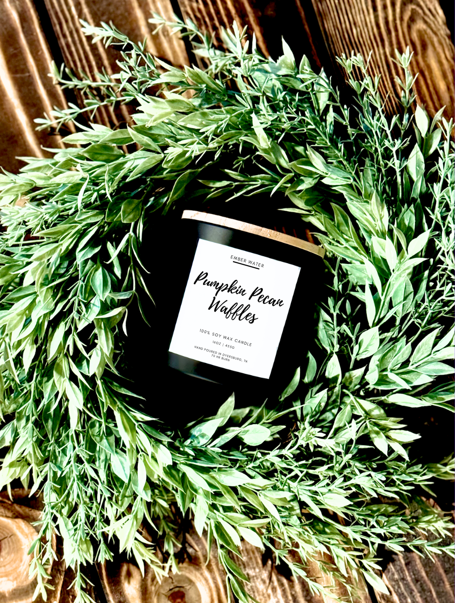 Pumpkin Pecan Waffle 16 oz 100% Soy Candle
