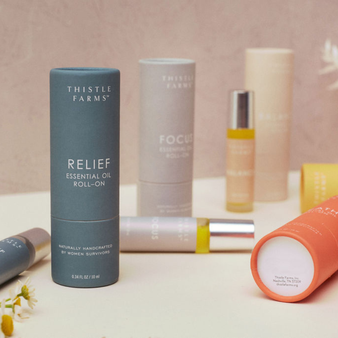 Relief Essential Oil Roll On | Peppermint Rosemary