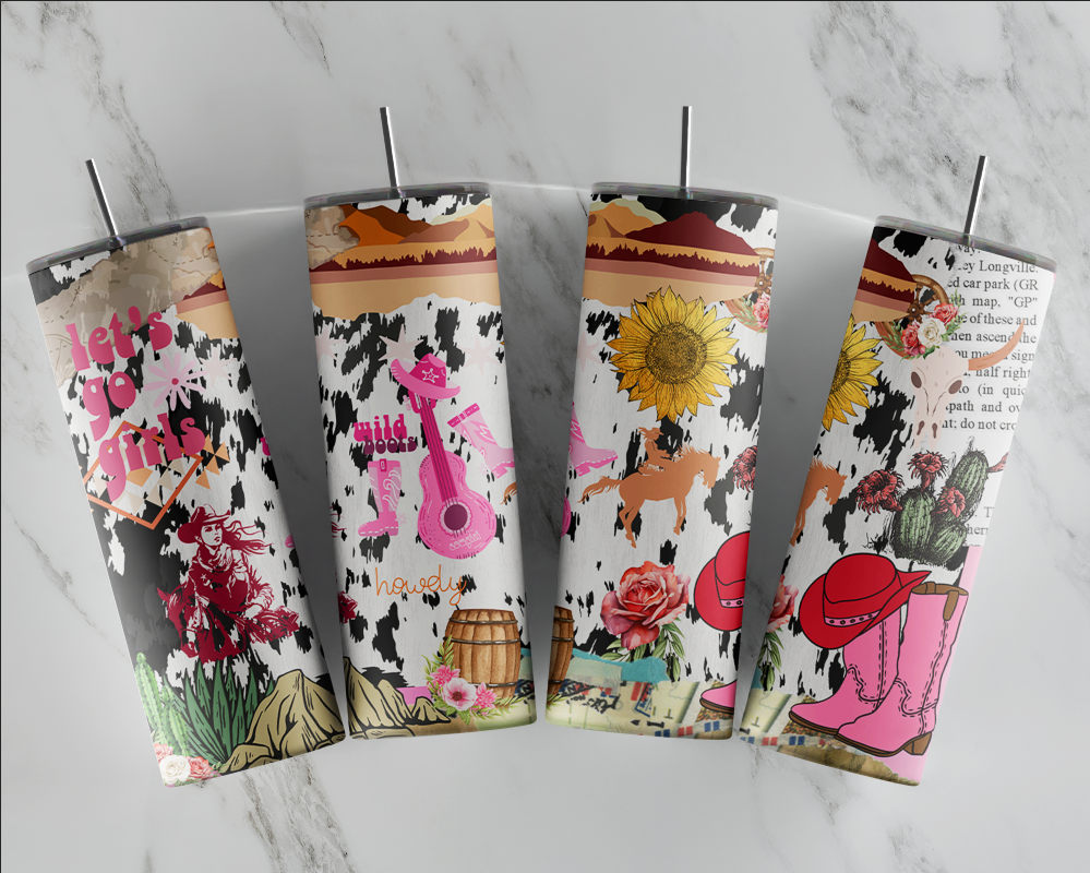 Country Valentine's Day Tumbler, Western Valentine's Day