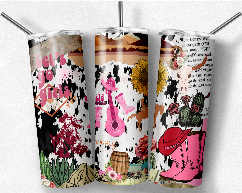 Country Valentine's Day Tumbler, Western Valentine's Day