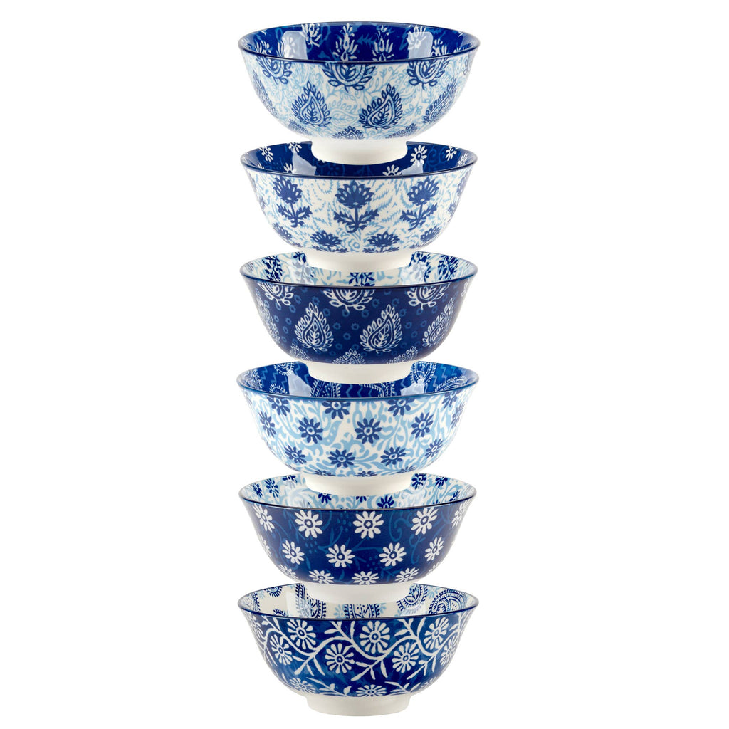 Carnival Blue All Purpose Bowl 6.25in 6 asst