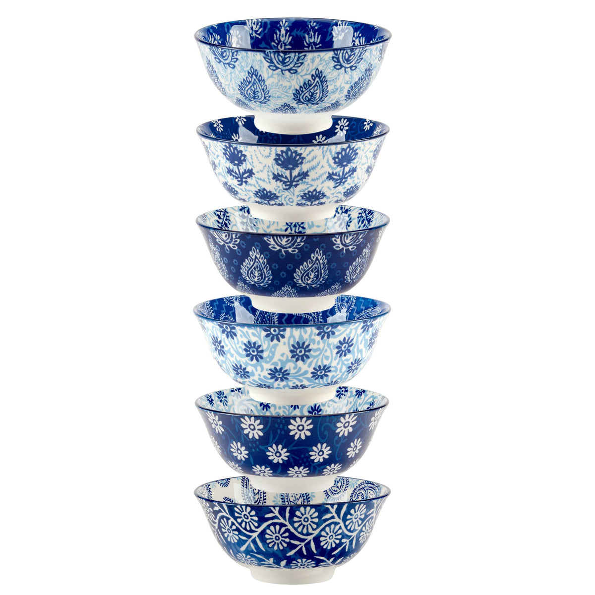 Carnival Blue All Purpose Bowl 6.25in 6 asst