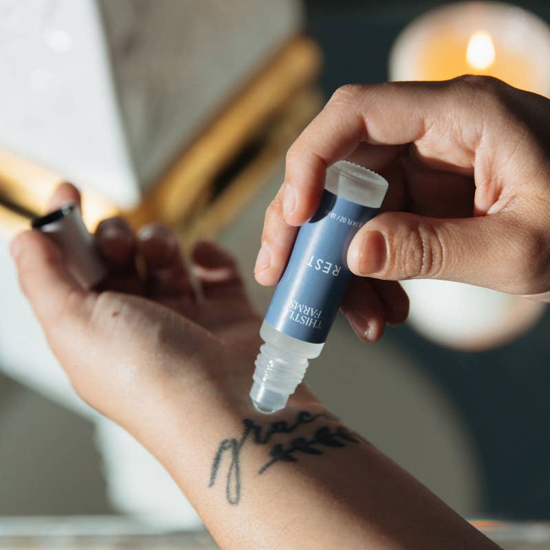 Rest Essential Oil Roll-On | Bergamot, Chamomile, Neroli