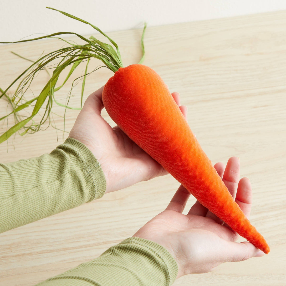 Velvet Carrots, Harvest Lush Colors, Unique Wall Hanging
