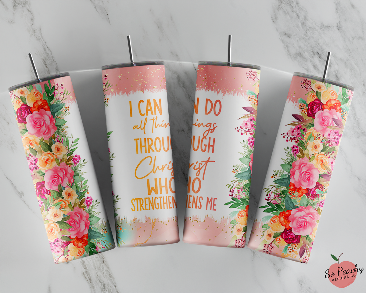 Religious Tumbler, Christian Tumbler, Religion Tumbler